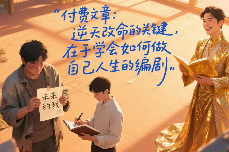 付费文章：逆天改命的关键，在于学会如何做自己人生的编剧-紫薇云网创合伙人