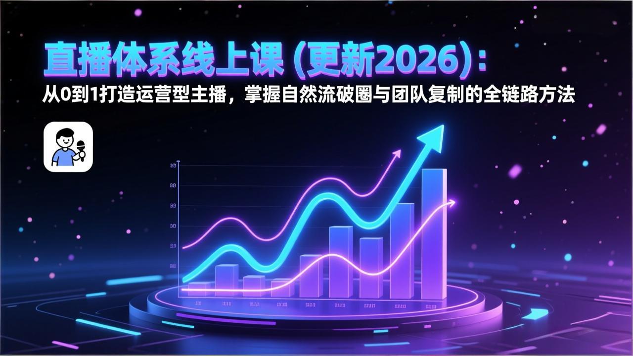 直播体系线上课(更新2026-紫薇云网创合伙人