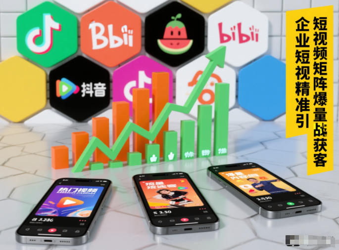 企业短视频精准引流矩阵获客，短视频矩阵爆量战法-紫薇云网创合伙人