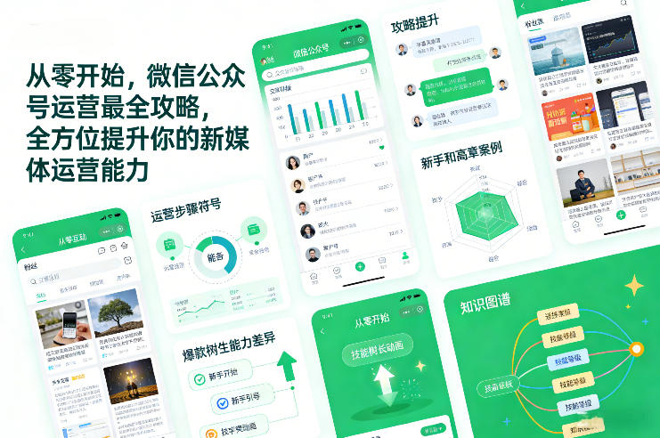 从零开始，微信公众号运营最全攻略，全方位提升你的新媒体运营能力-紫薇云网创合伙人