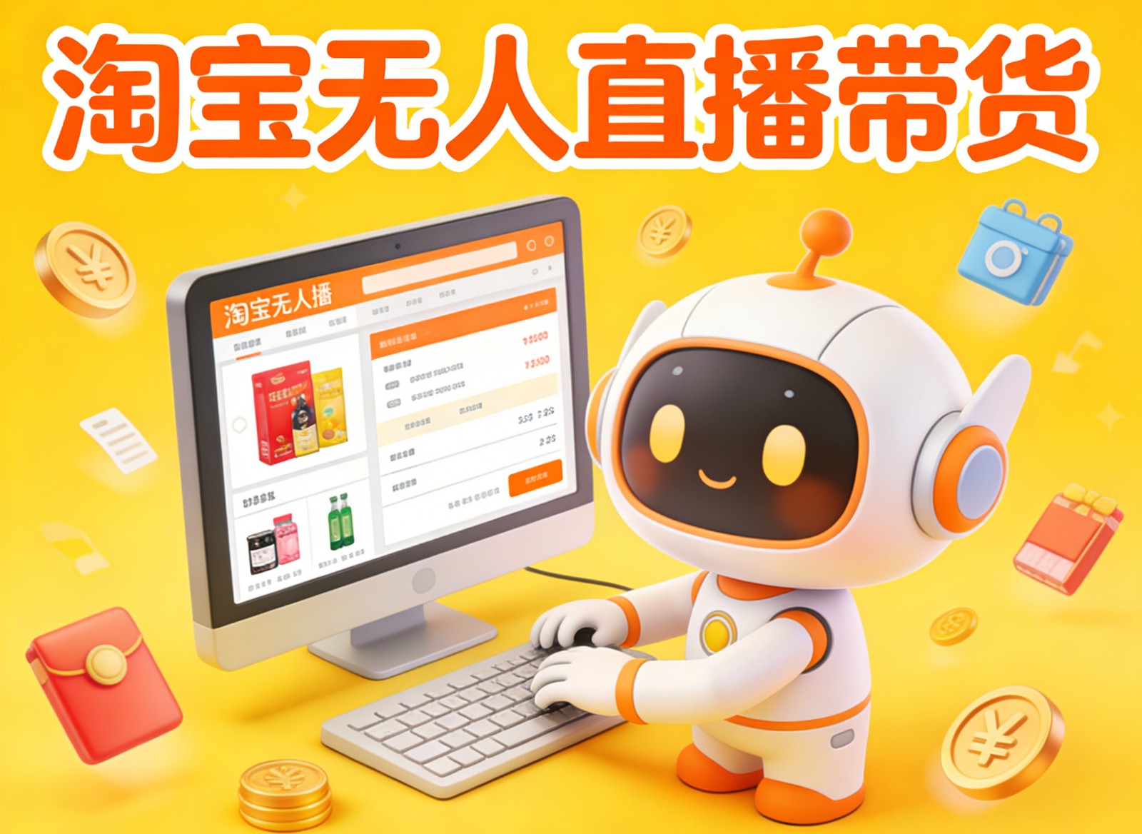 淘宝无人直播带货，24小时自动卖货，月佣金1W+，不违规不封号，不用露脸-紫薇云网创合伙人