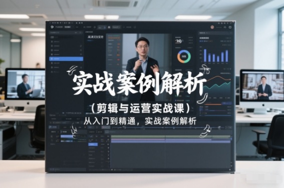 剪辑与运营实战课，从入门到精通，实战案例解析(更新2026)-紫薇云网创合伙人