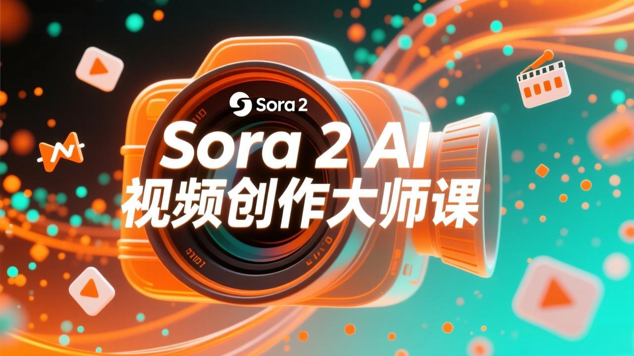 如何利用Sora 2创建流行AI人工智能视频大师班教程：掌握创作全流程，产出百万播放内容-紫薇云网创合伙人