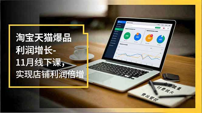 淘宝天猫爆品利润增长-11月线下课，免费流量、付费放大、费比管控，实现店铺利润倍增-紫薇云网创合伙人