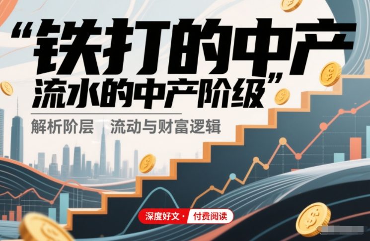 付费文章：铁打的中产，流水的中产阶级-紫薇云网创合伙人